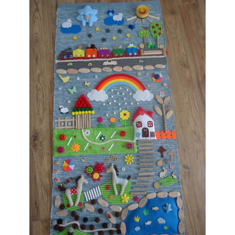 karpet sensori anak/ play mat/ karpet bermain anak/ sensory mat/ mainan edukasi anak
