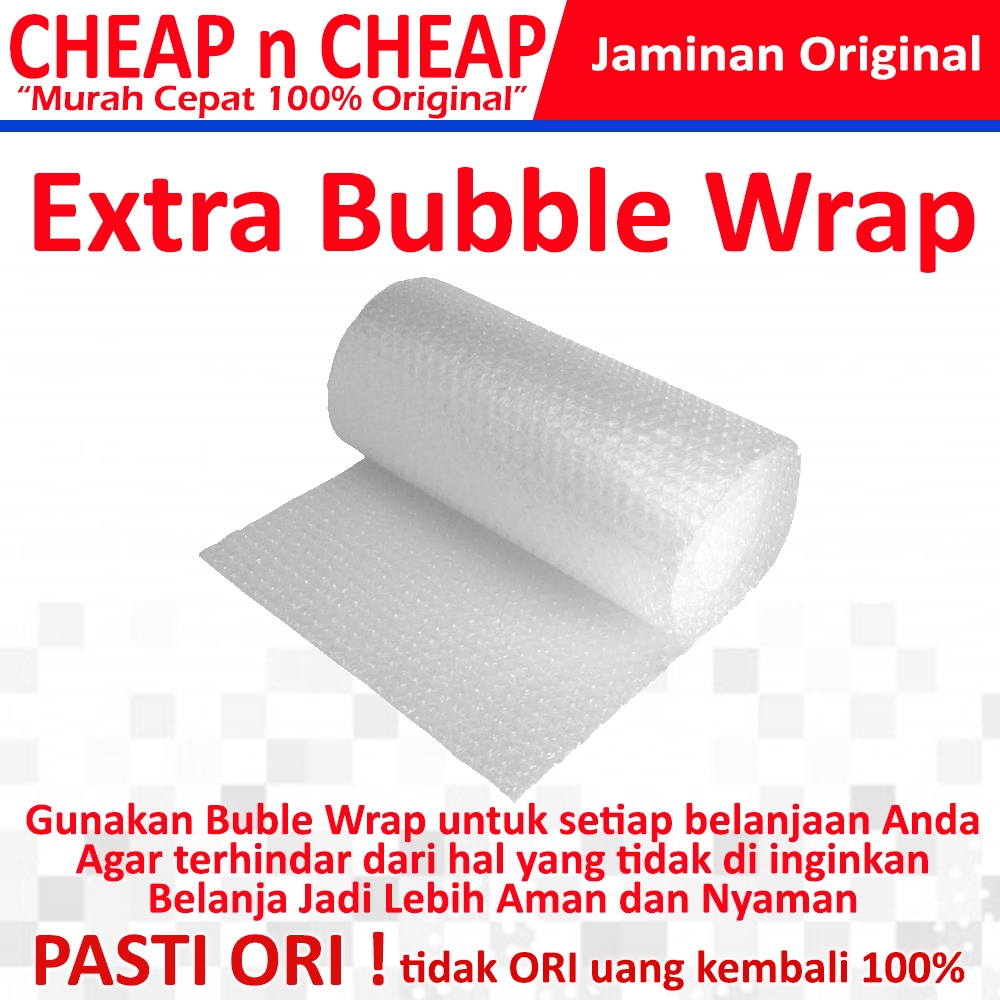 

Extra Bubble Wrap Tambahan Packing Aman