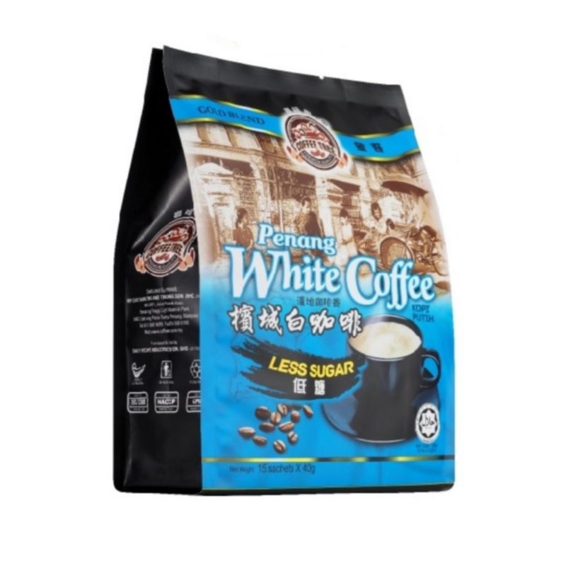 

COFFEE TREE Gold Blend Less Sugar Penang White Coffee Malaysia (15 sachet)