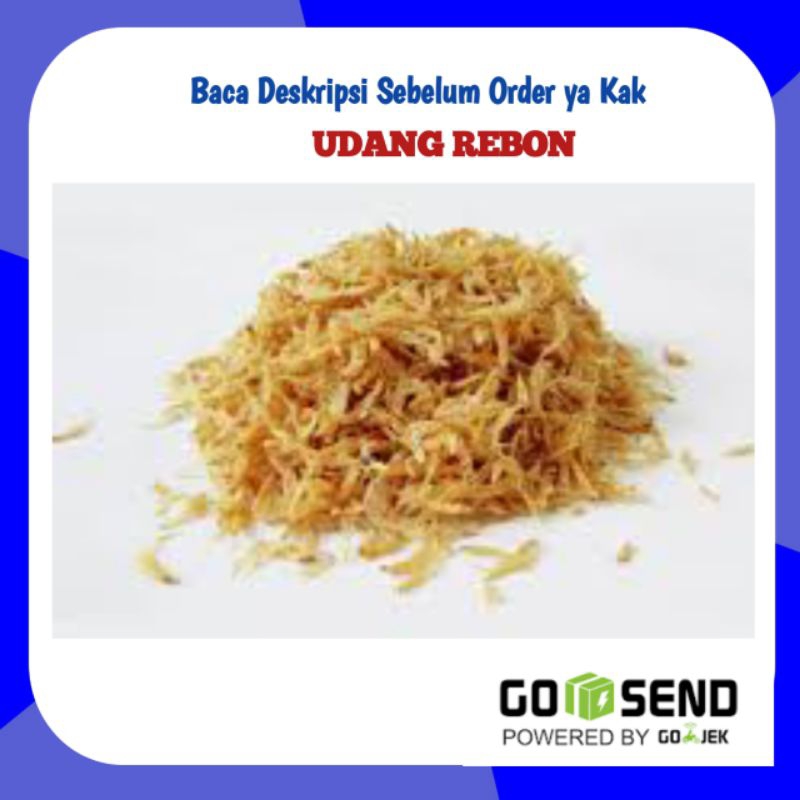 Udang Rebon Segar - Toko Sayur Online Palembang