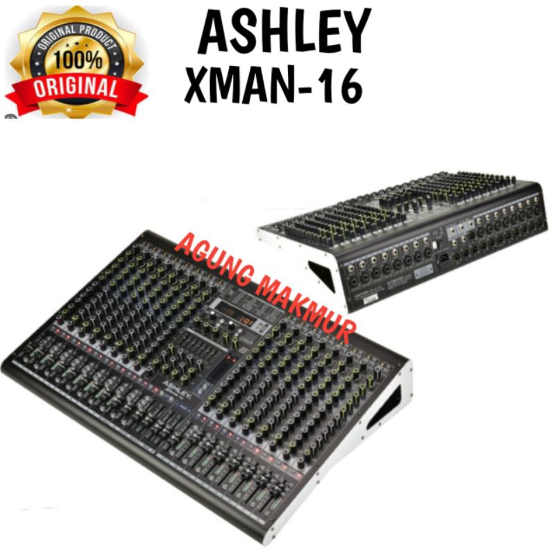 MIXER AUDIO ASHLEY XMAN 16 Original 16 CHANNEL ASHLEY XMAN16