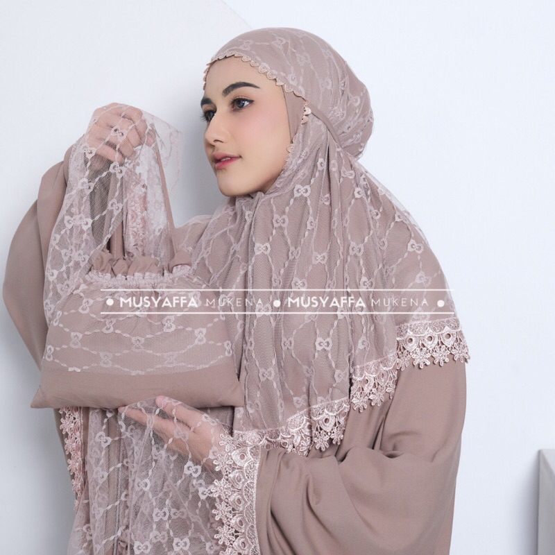 MUKENA MERISHA 03 Mukena Dewasa Tile Brukat Mewah