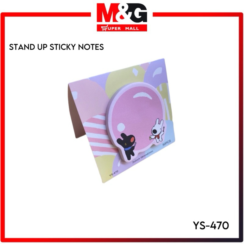

M&G Stand-up Sticky Notes 2x2 inch / Catatan Tempel ET LISA YS-470