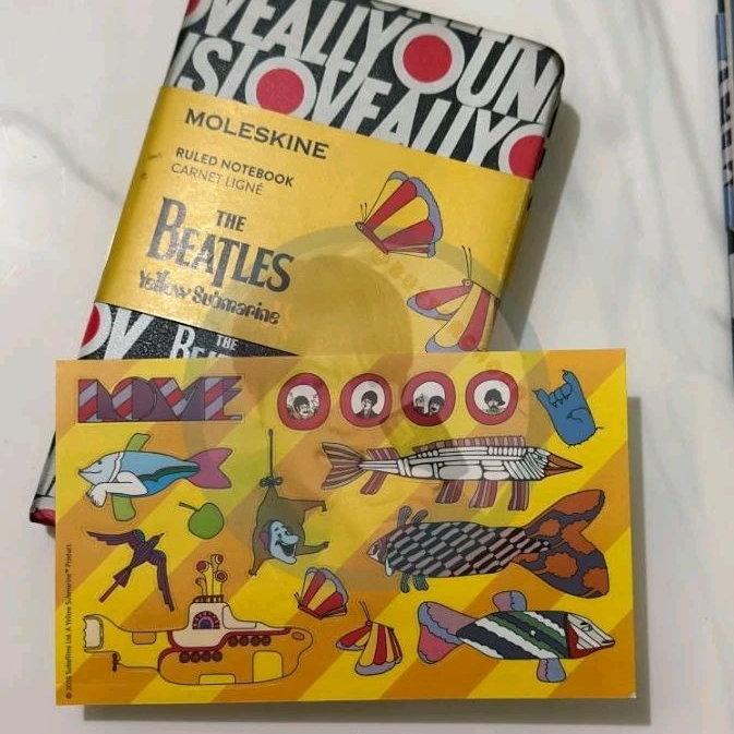 

✨ COLLECTOR ITEM ✨ Official Moleskine Notebook x The Beatles Yellow Submarine