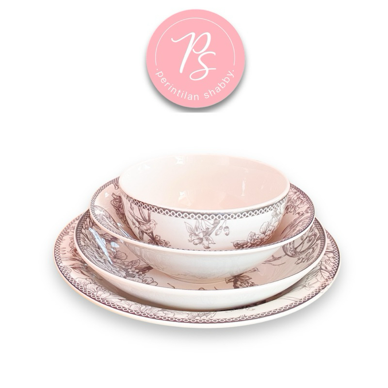 1SET ROYAL CERAMIC SERIES / PIRING KERAMIK SAJI IDUL FITRI MEWAH