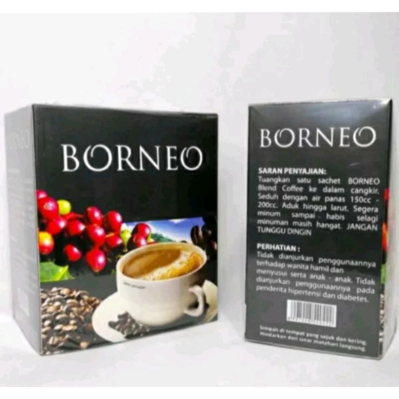 

Kopi Borneo Asli Satu Box isi 5 Sachet Kopi Stamina Pria Dewasa