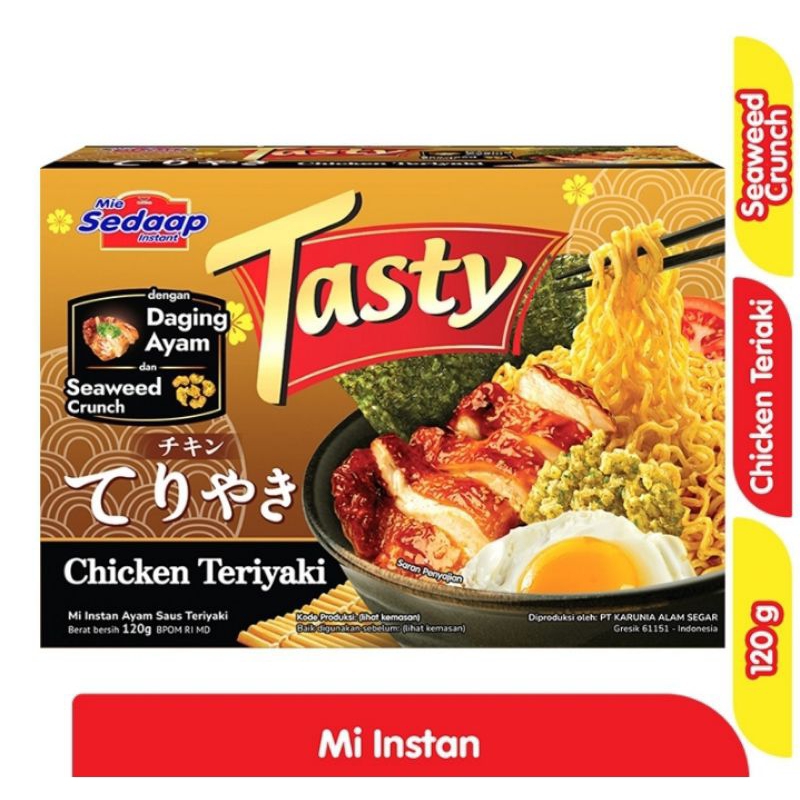 

Sedaap Tasty Mi Instan Ayam Saus Teriyaki 120 g