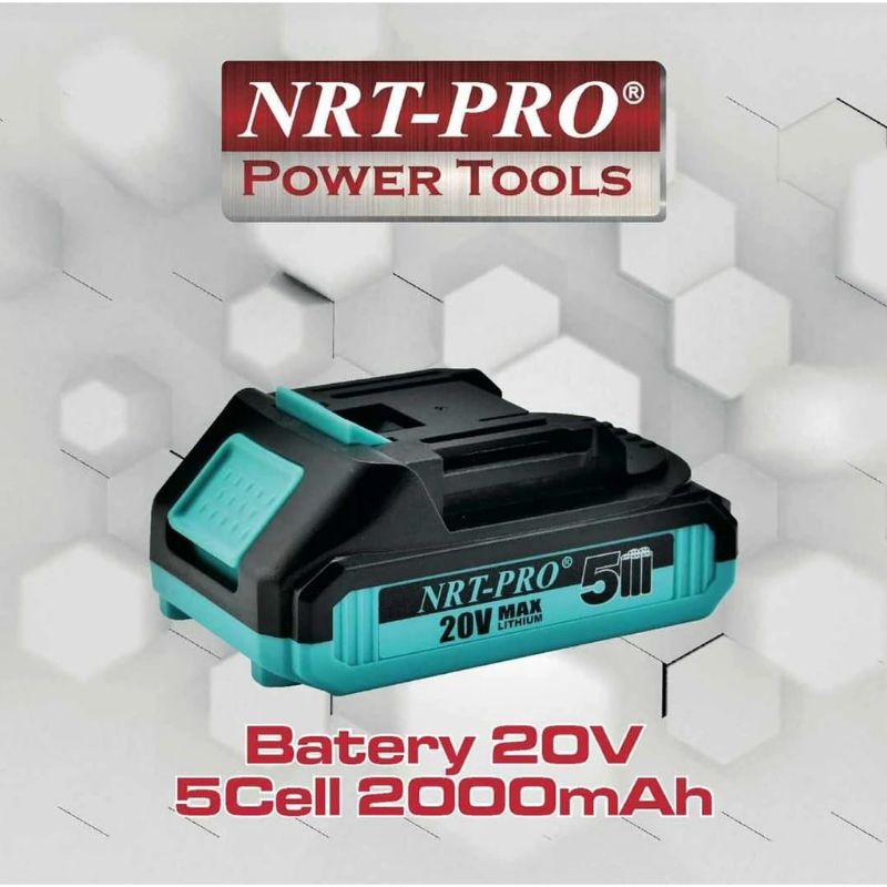 NRT-PRO Baterai Mesin Bor DC-343 20 volt / Baterai cordless drill NRT pro 20V
