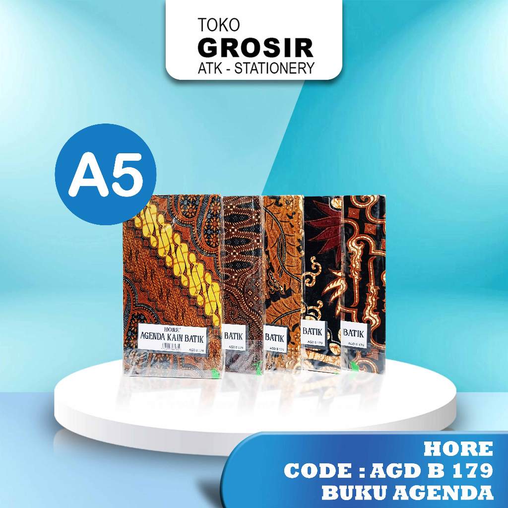 

Buku Agenda Hore Mini Kain Batik - AGD B 179