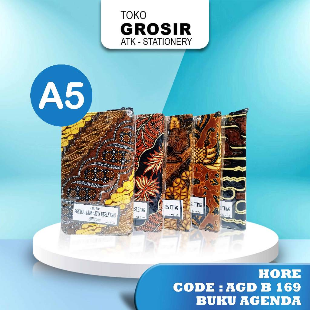 

Buku Agenda Hore Mini Kain Batik Resleting - AGD B 169 / Agenda Rapat Meeting Schedule