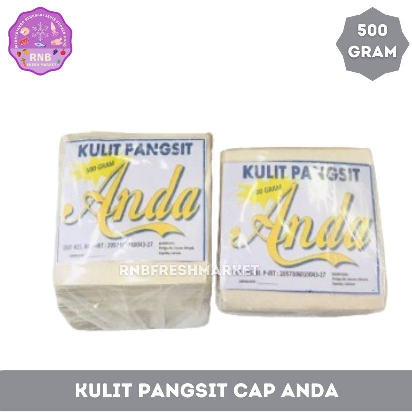 

Kulit Pangsit Cap Anda Netto 500 Gram