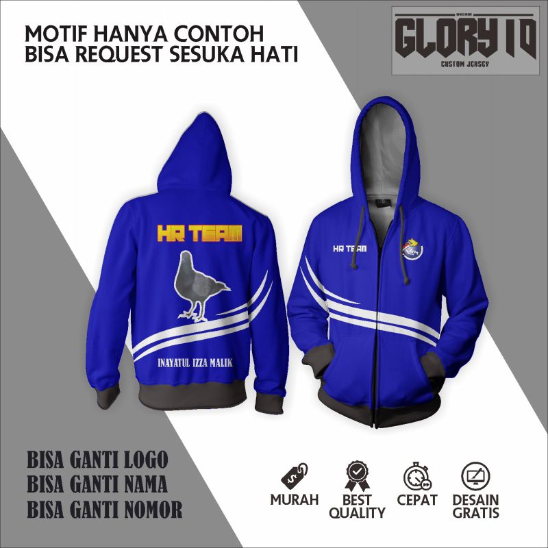 JERSEY JAKET MERPATI CUSTOM