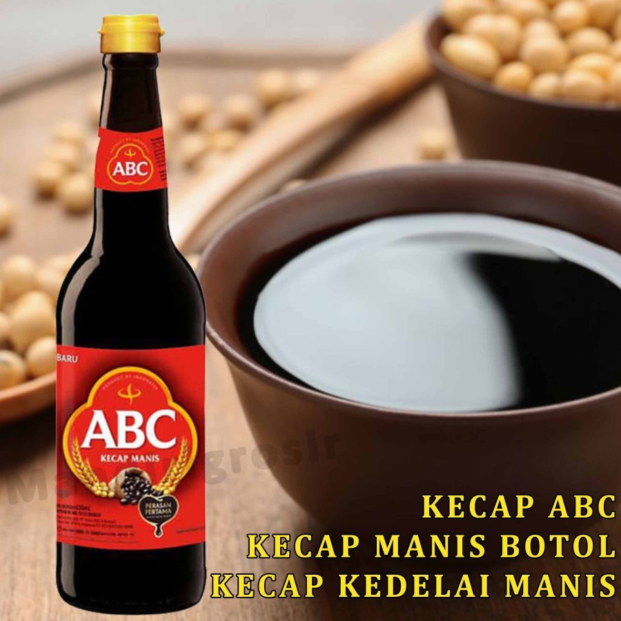 

Kecap Manis Botol * ABC Kecap Manis * Kecap Kedelai Manis * 620ml