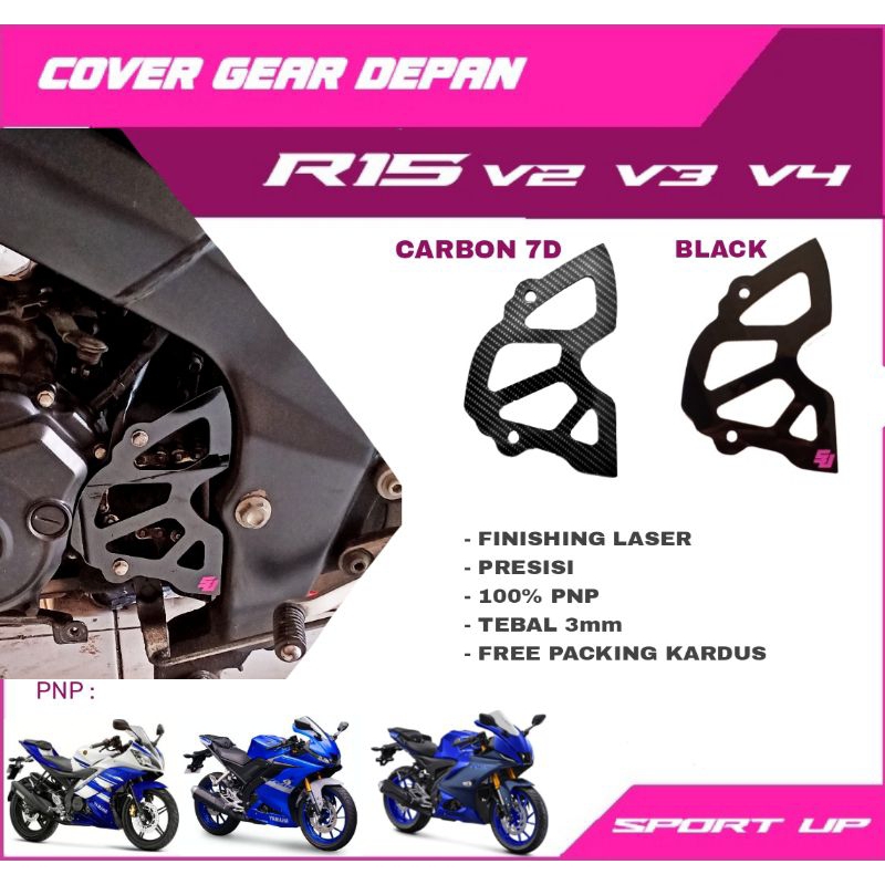 Cover Gear Depan Yamaha R15 v2 v3 v4