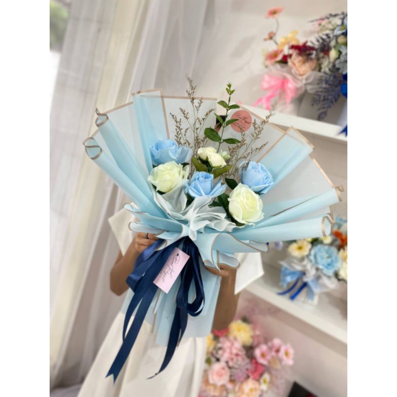 Buket Bunga ADELINE / Buket Bunga / Buket Bunga Palsu / Buket Makassar / Buket Murah Makassar