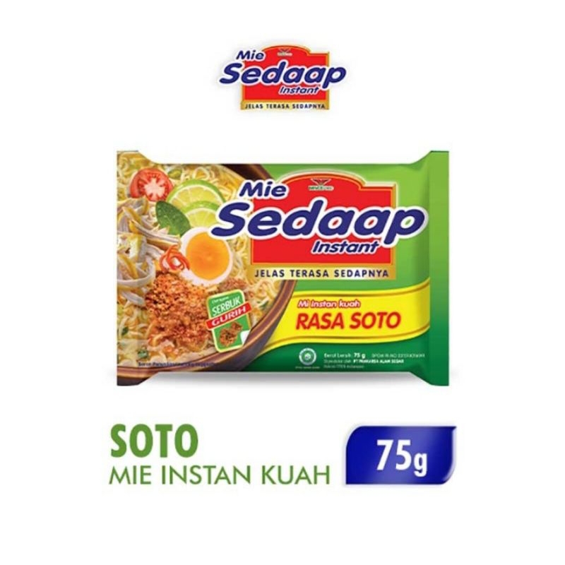 

Sedaap Mie Instant Soto 75 g