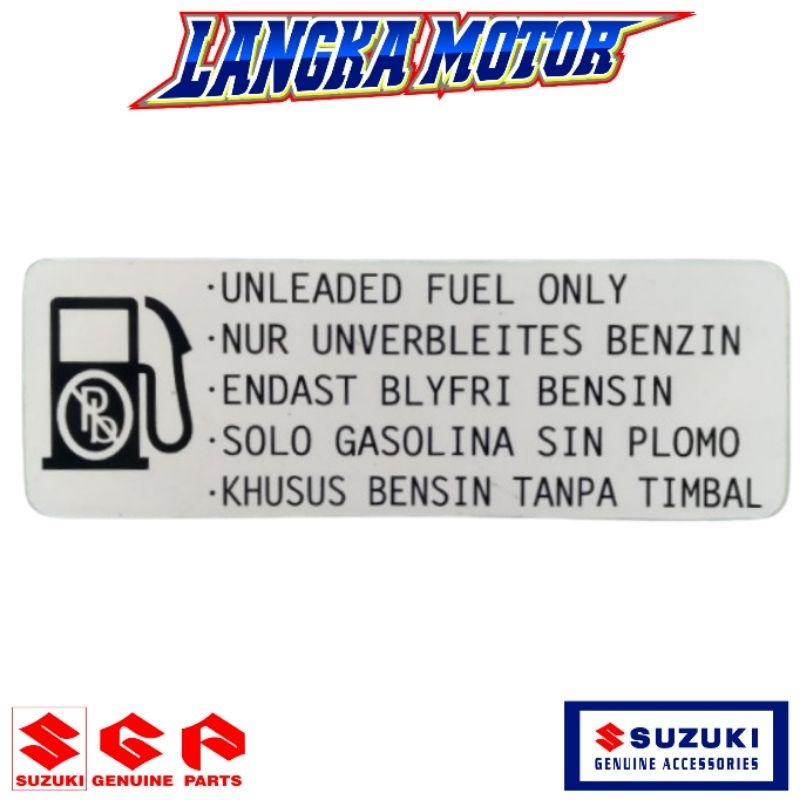 ORI SGP Stiker Bensin Suzuki Smash Titan Shooter Shogun Arashi Axelo Satria Raider