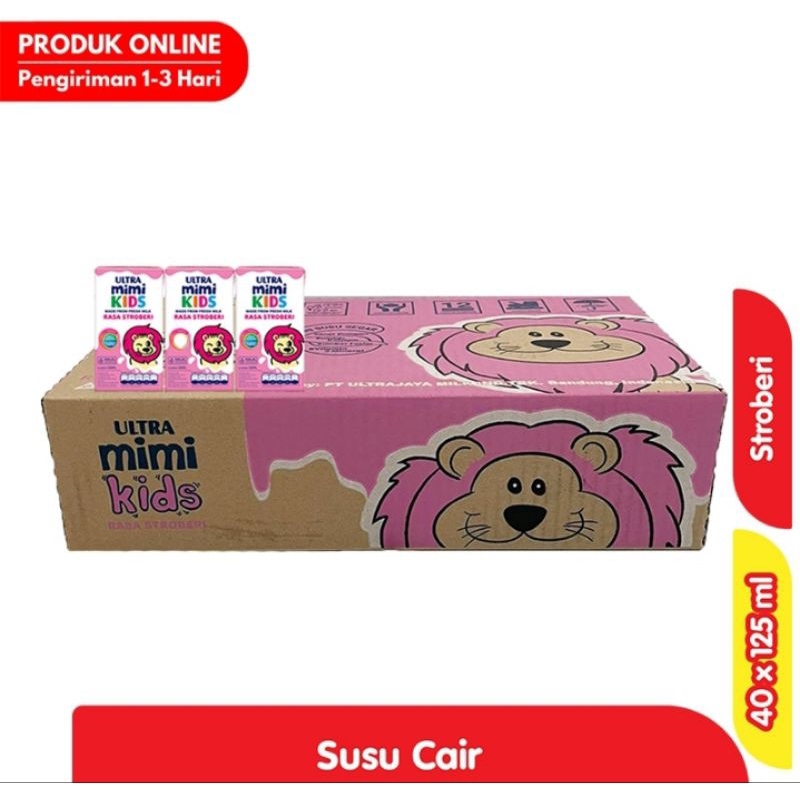 

ULTRA Mimi Kids Susu UHT Stroberi 40x125