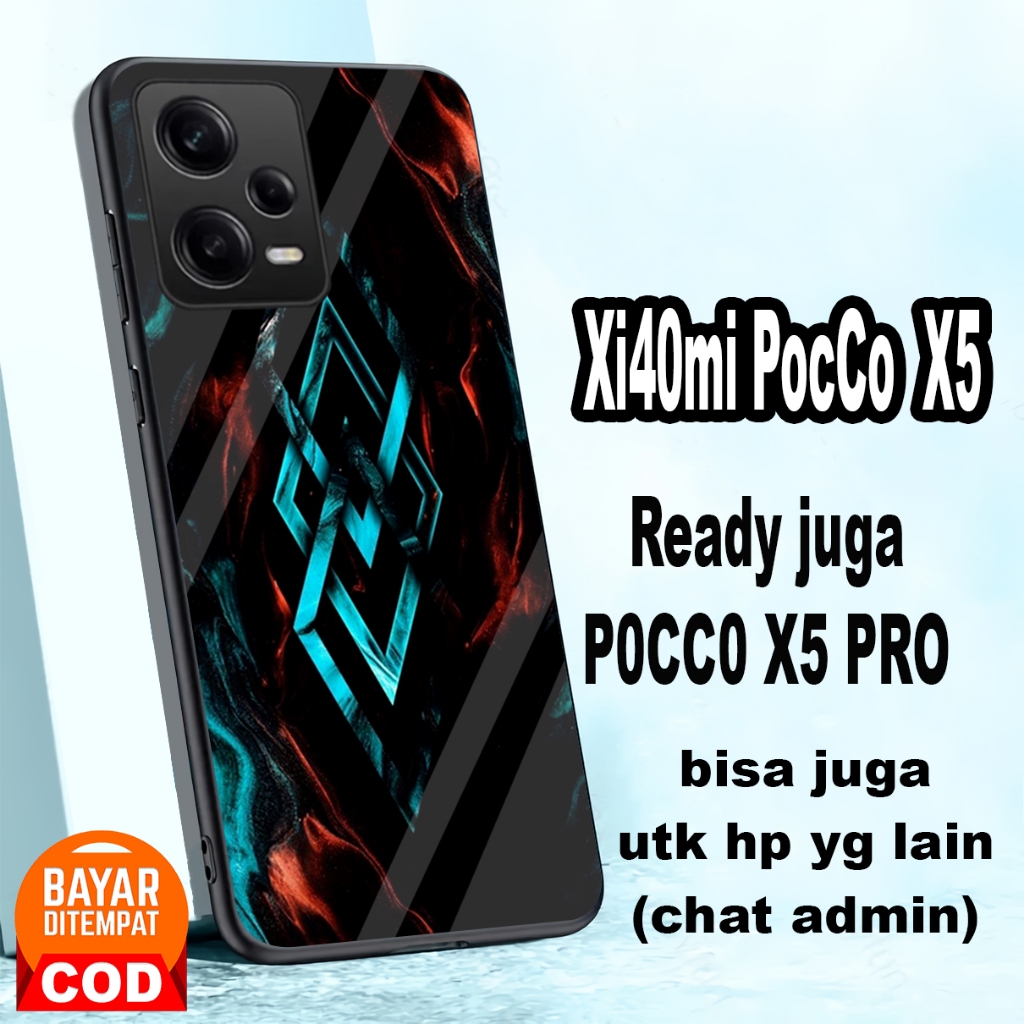 COD41/Softcase glossy kilau POCO X5 dan ALLL TYPE(motif genshin impact )  X5 PRO/X3/X3 PRO/X3 NFC /m