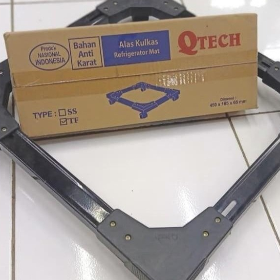 Dudukan kulkas besi Qtech