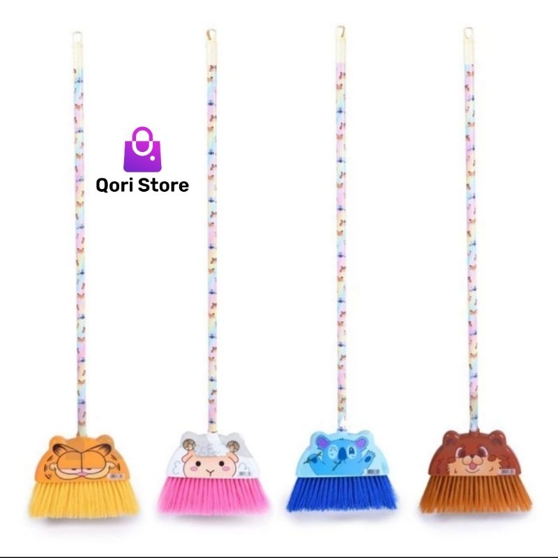 Qori Store - Sapu Lantai Karakter / Sapu Plastik / Sapu Plastik Murah / Sapu Lantai Plastik / Sapu N