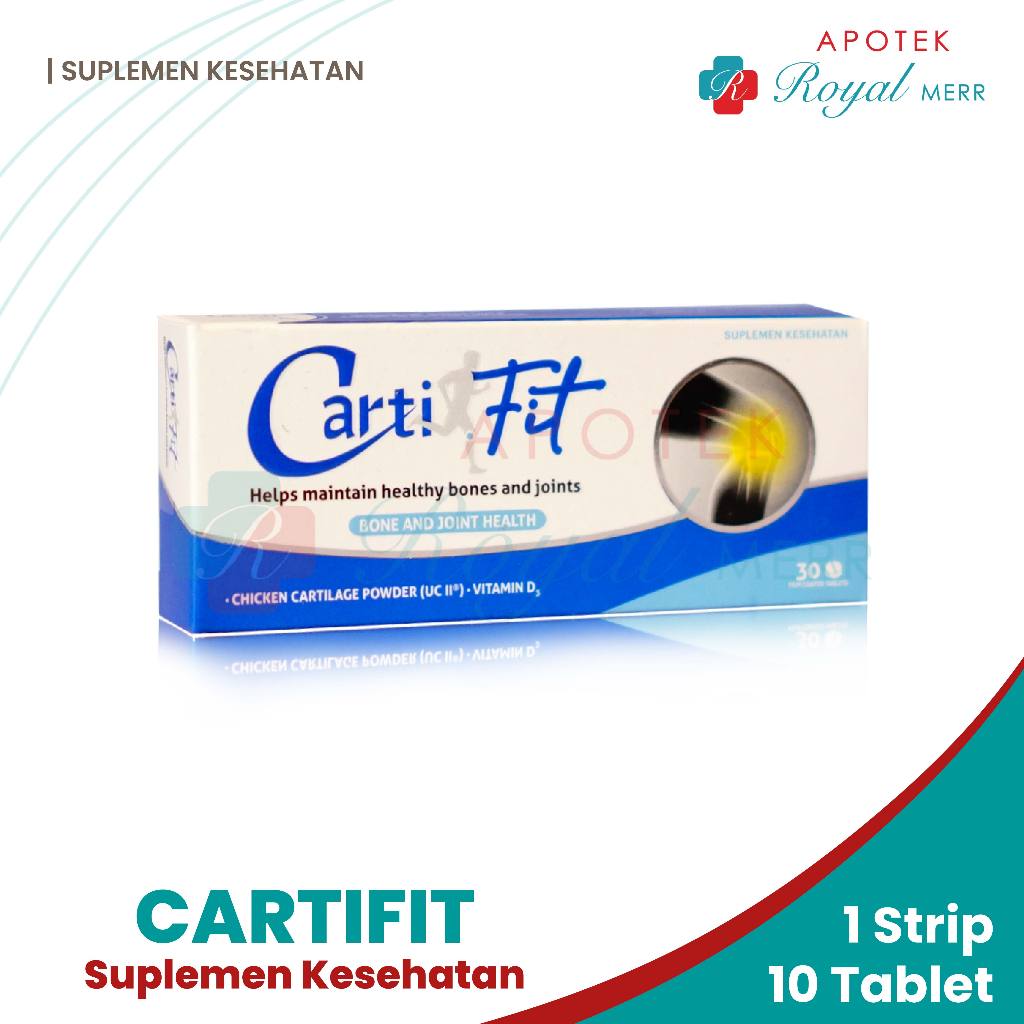 CARTIFIT STRIP ISI 10 TABLET Membantu Memelihara Kesehatan Tulang