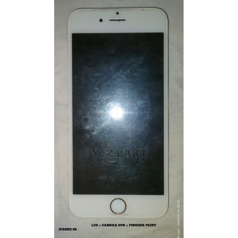 Lcd iPhone 6s original copotan putih