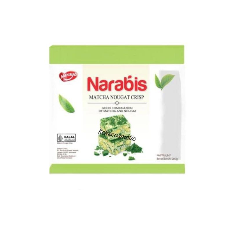 

Naraya Narabis Matcha Nougat Crispy 200gr