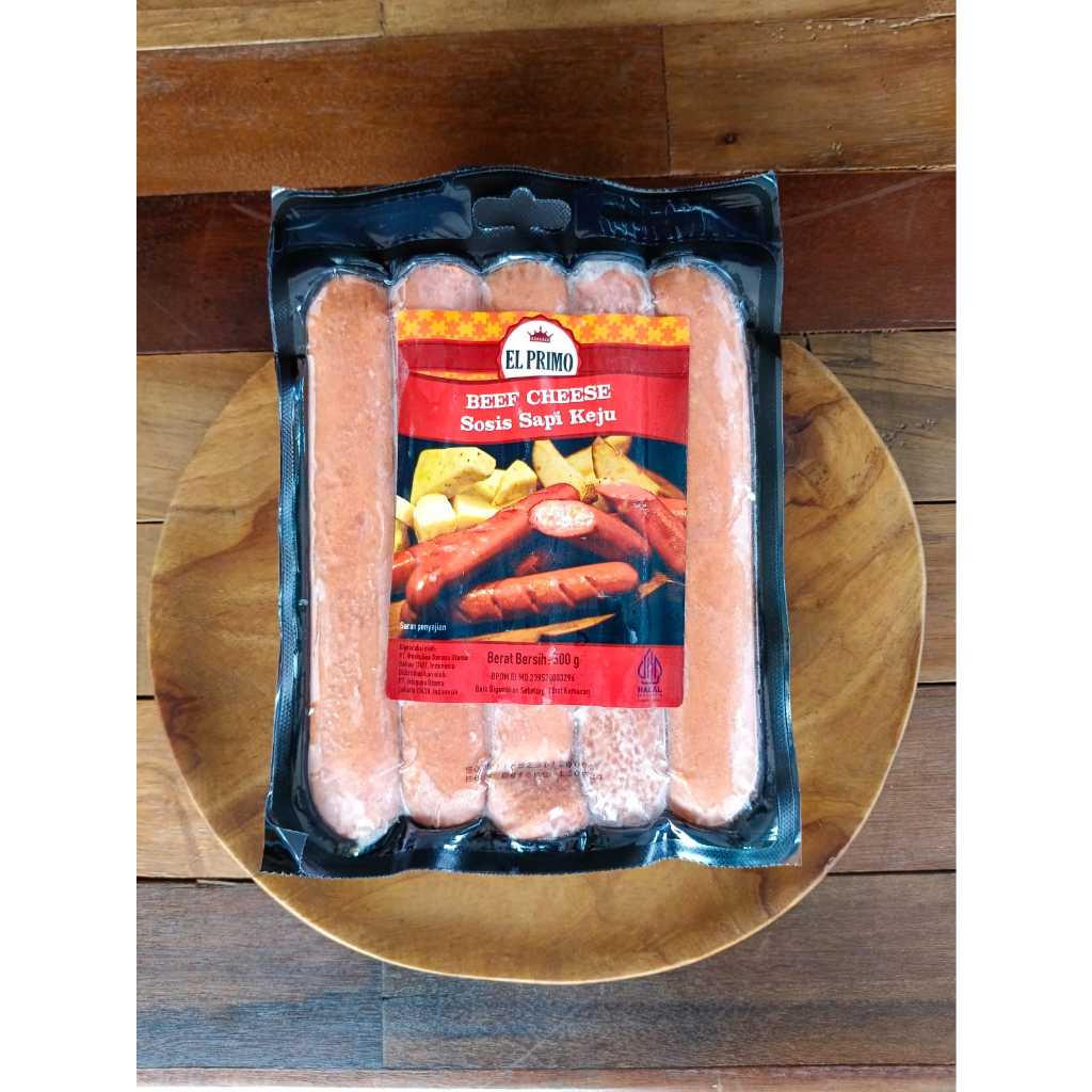 

EL PRIMO BEEF CHEESE SAUSAGE 500GRAM