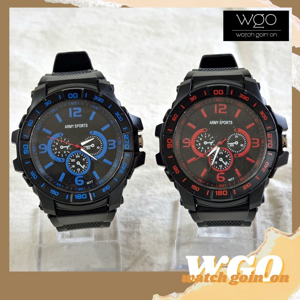 Watch Goin' On x Jam Tangan Army Sports 77 Free BOX