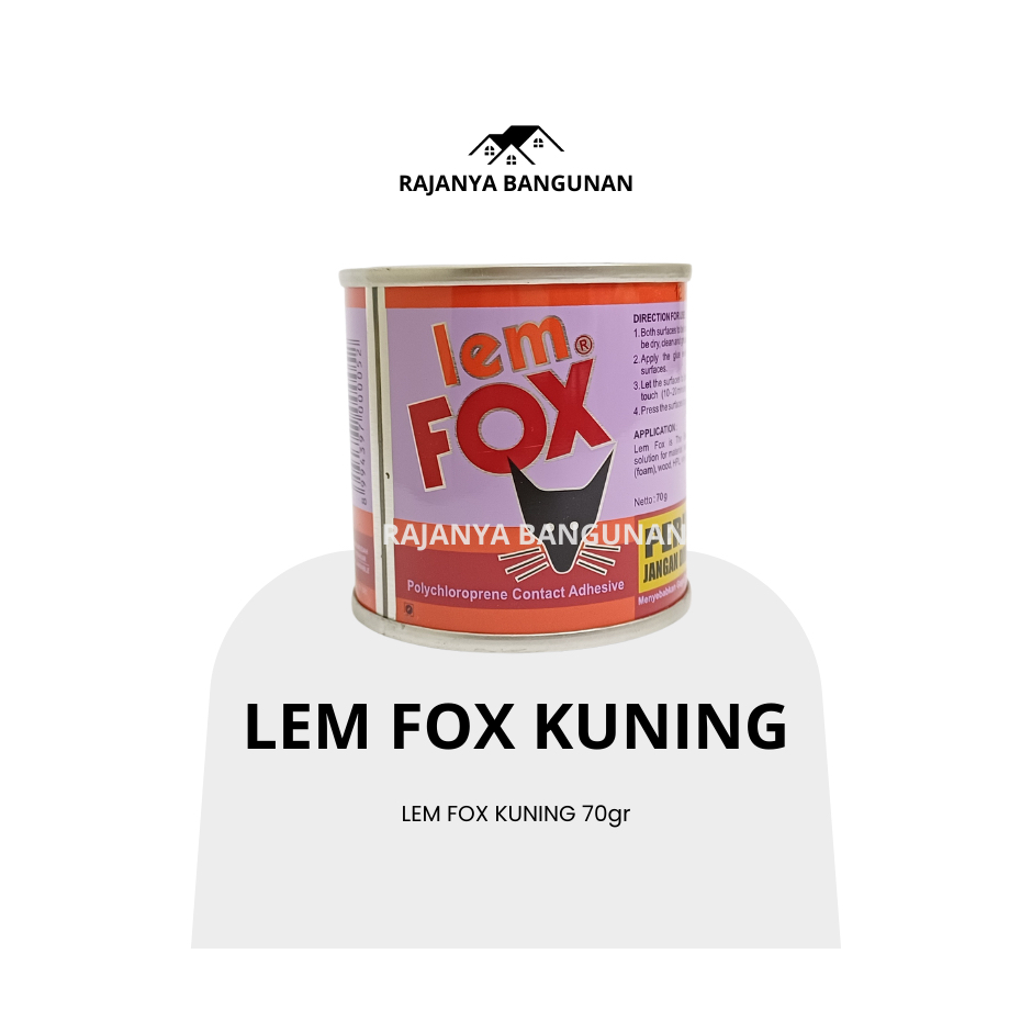 

Lem Kuning Fox 70gr