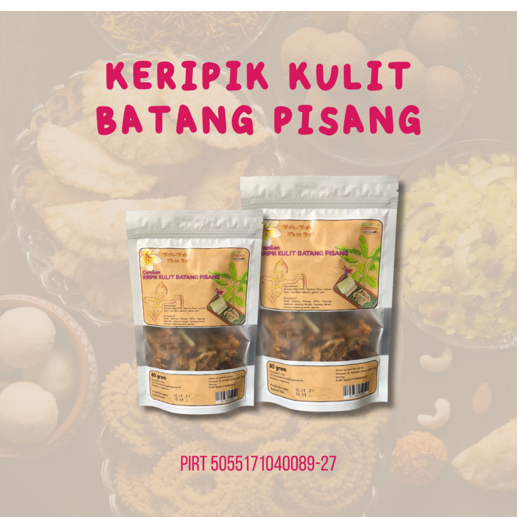 

Kripik Kulit Batang Pisang