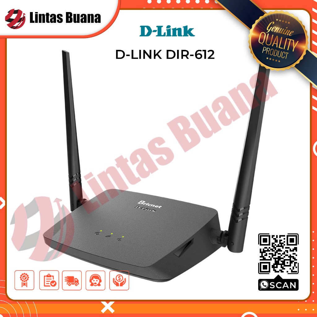 DLINK DIR 612 Wireless N300 Wifi Router