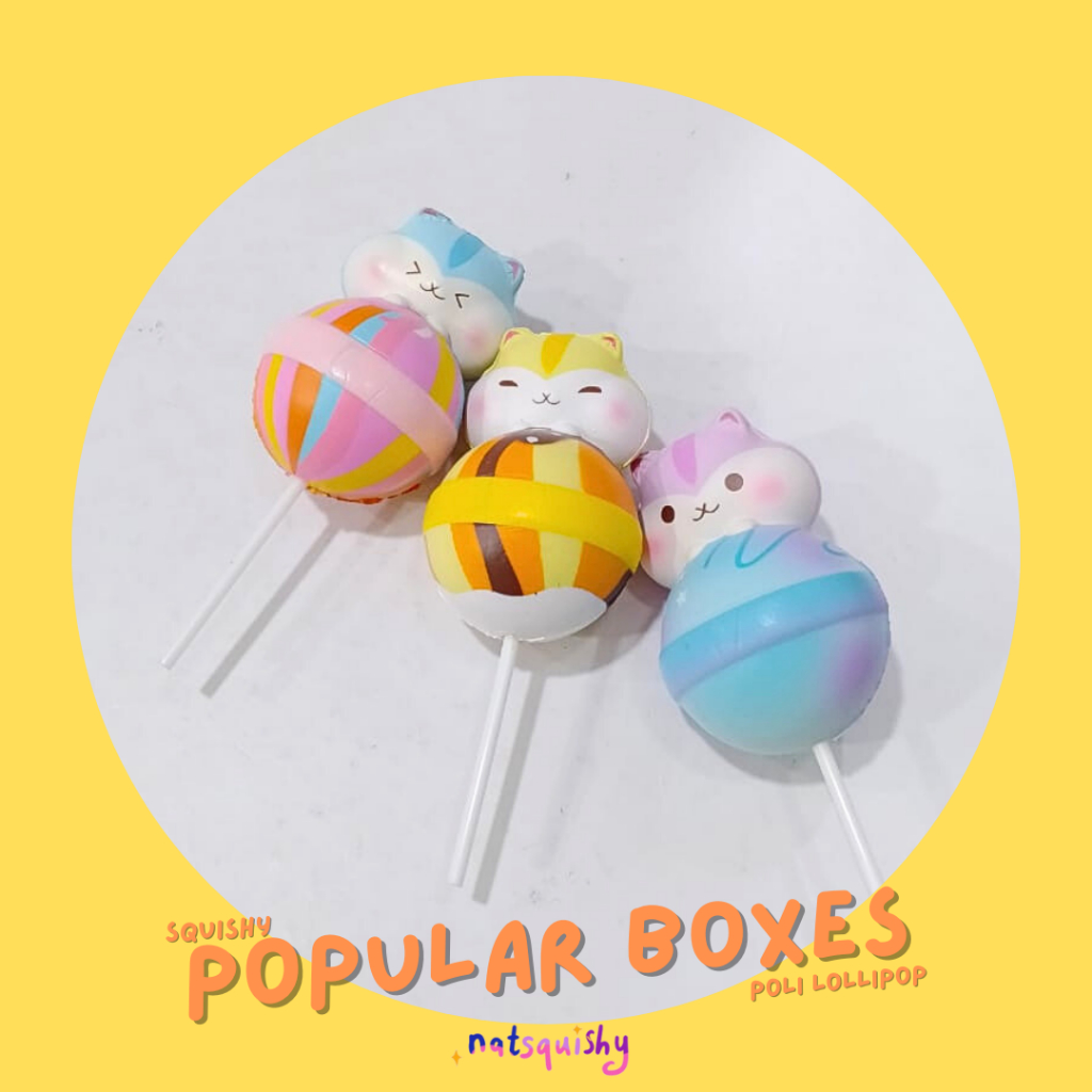 Natsquishy - Squishy Popular Boxes Poli Lollipop