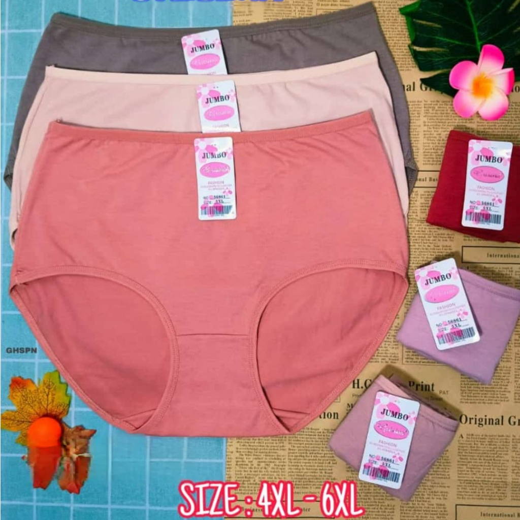 Celana Dalam Wanita Jumbo 4L 5L 6L / CD Wanita Jumbo / Celana Dalam Wanita Big Size