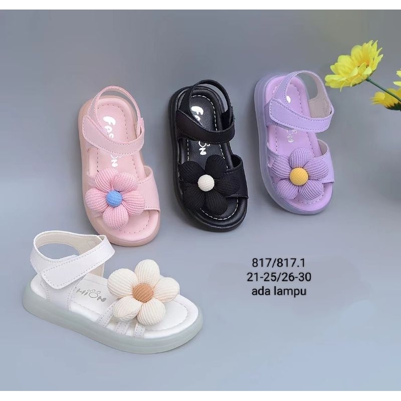 Sepatu lampu anak perempuan 817/817.1 size 21-30