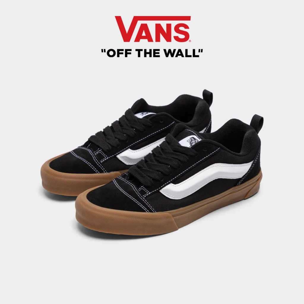 NEW Vans Knu Skool " Black / Gum " / Vans Knu Skool Original / Original Vans Knu Skool / Vans Ori