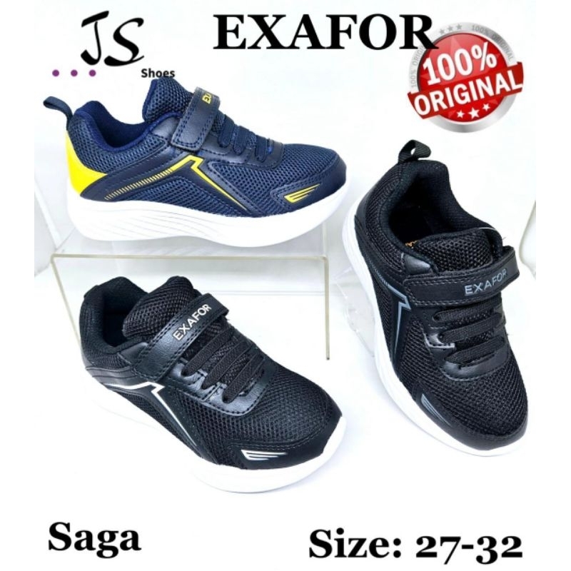 EXAFOR SAGA - SEPATU SNEAKERS SEPATU SEKOLAH ANAK COWOK MERK EXAFOR ORIGINAL