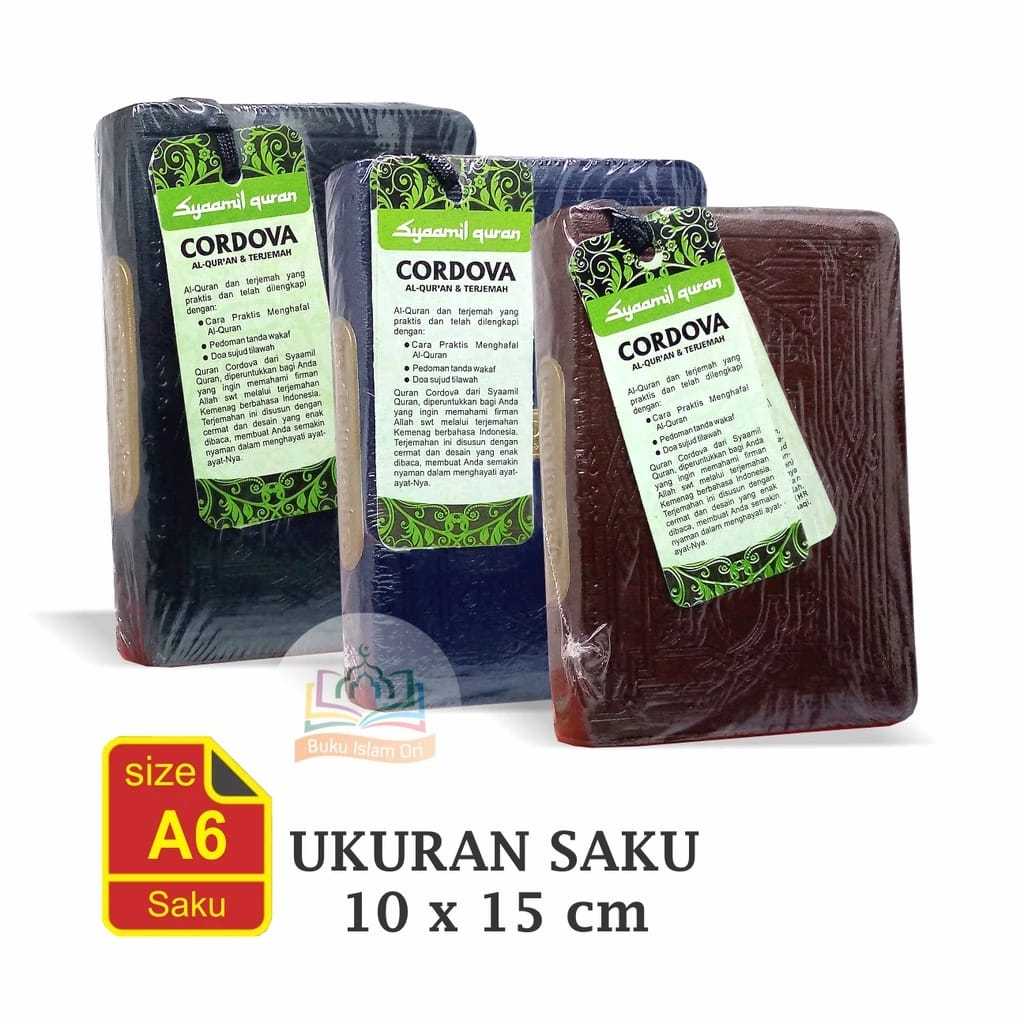

Al-Quran Cordova A6 Jaket Resleting - Terjemah Depag - Syamil Quran