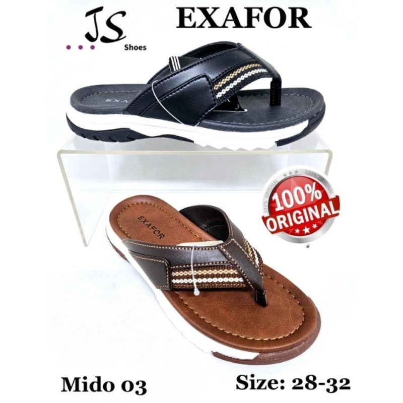 EXAFOR MIDO 03 - SANDAL JEPIT CASUAL ANAK COWOK MERK EXAFOR ORIGINAL