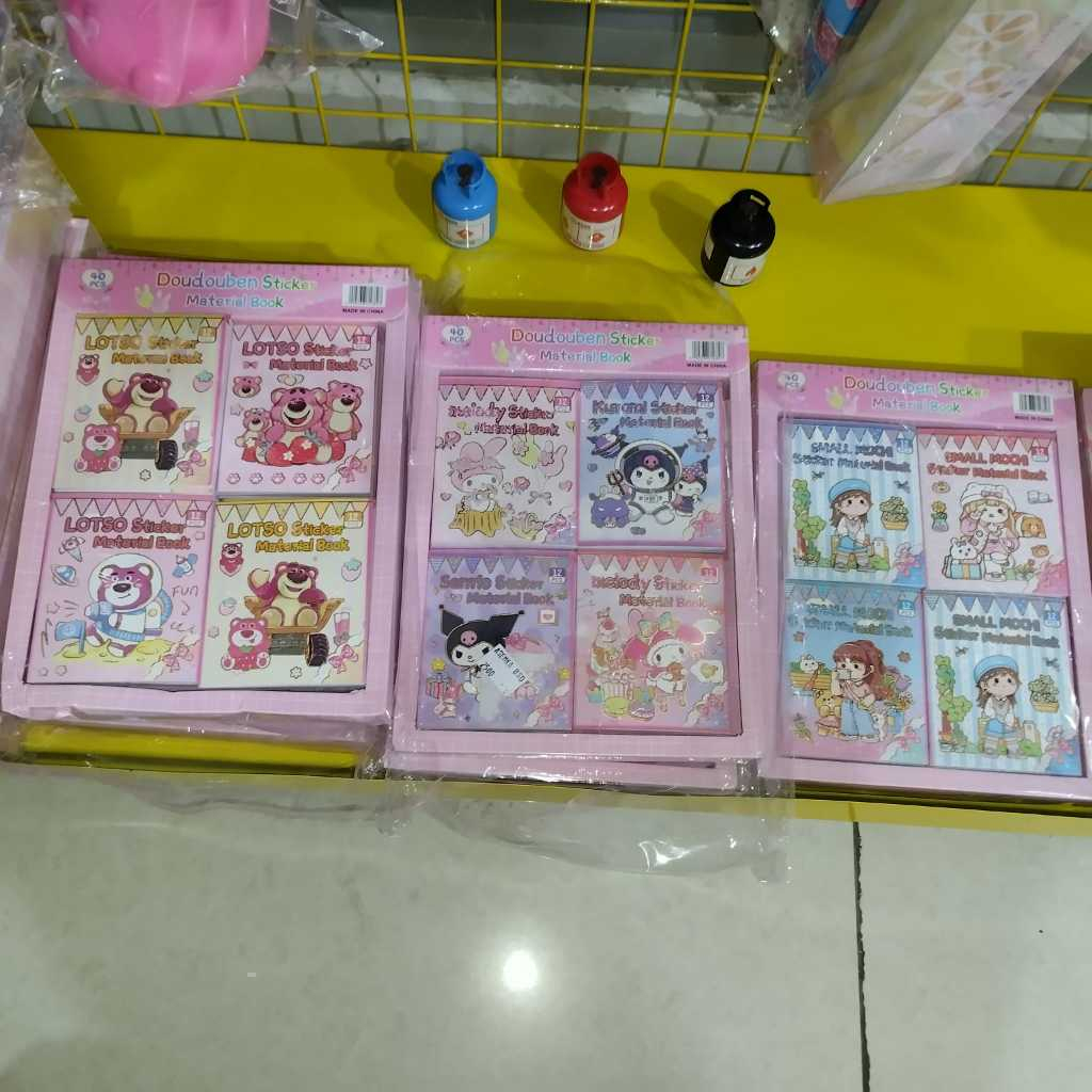

MATERIAL BOOK STICKER VARIAN LOTSO, SANRIO, SMALL MOCHI - 10 PCS
