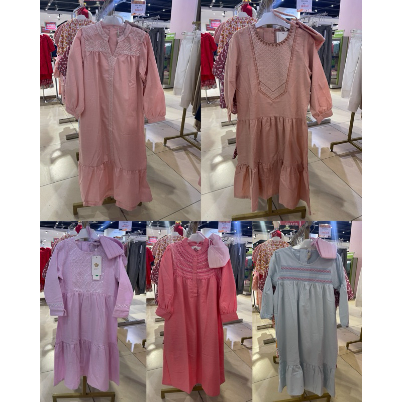 PITO DITO - SALE Dress Gamis Muslim Anak Perempuan (2-14 Tahun)