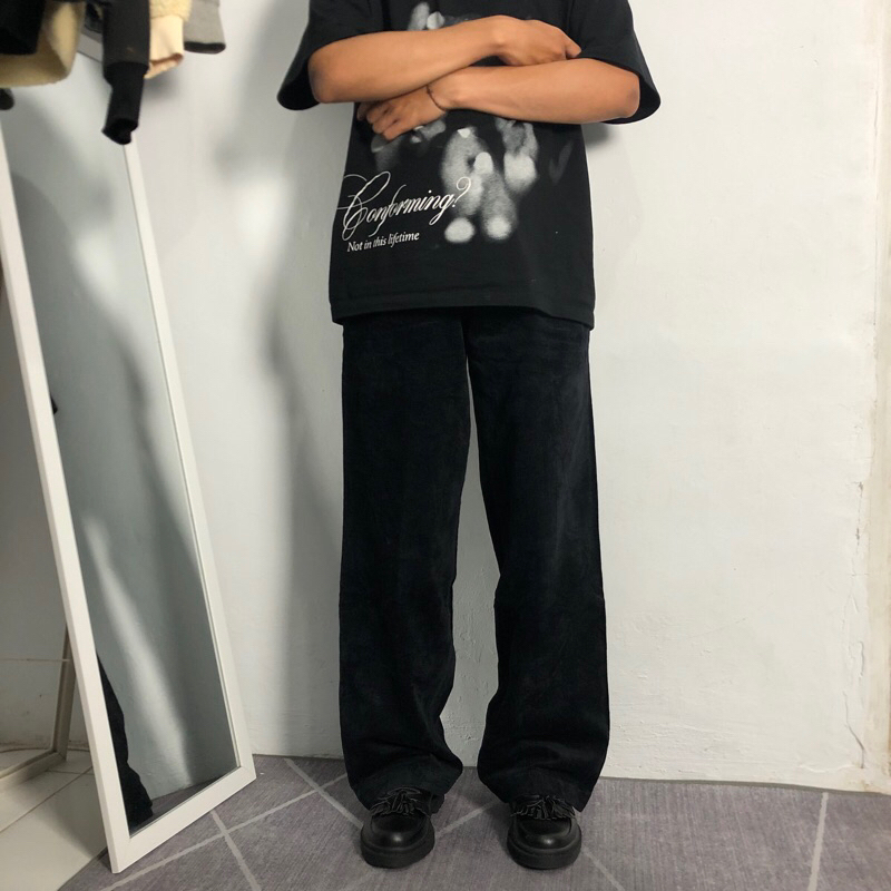 J.POLACK BLACK CORDUROY