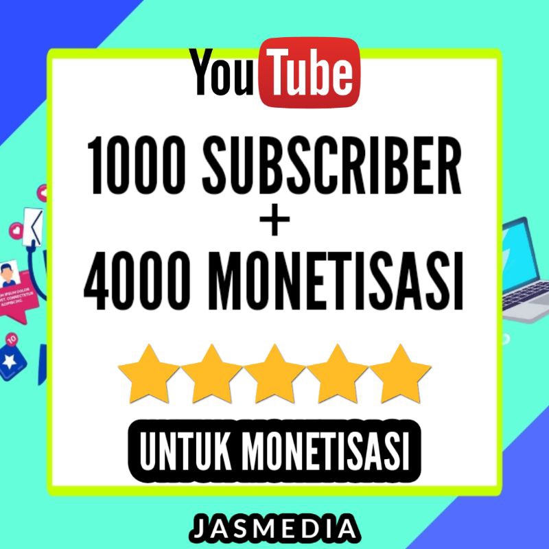 Youtube Monetisasi Permanen Bergaransi Subscriber + Viewers