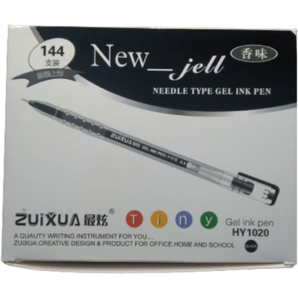 

Pulpen ZuiXua Gel, Warna Hitam 12pcs