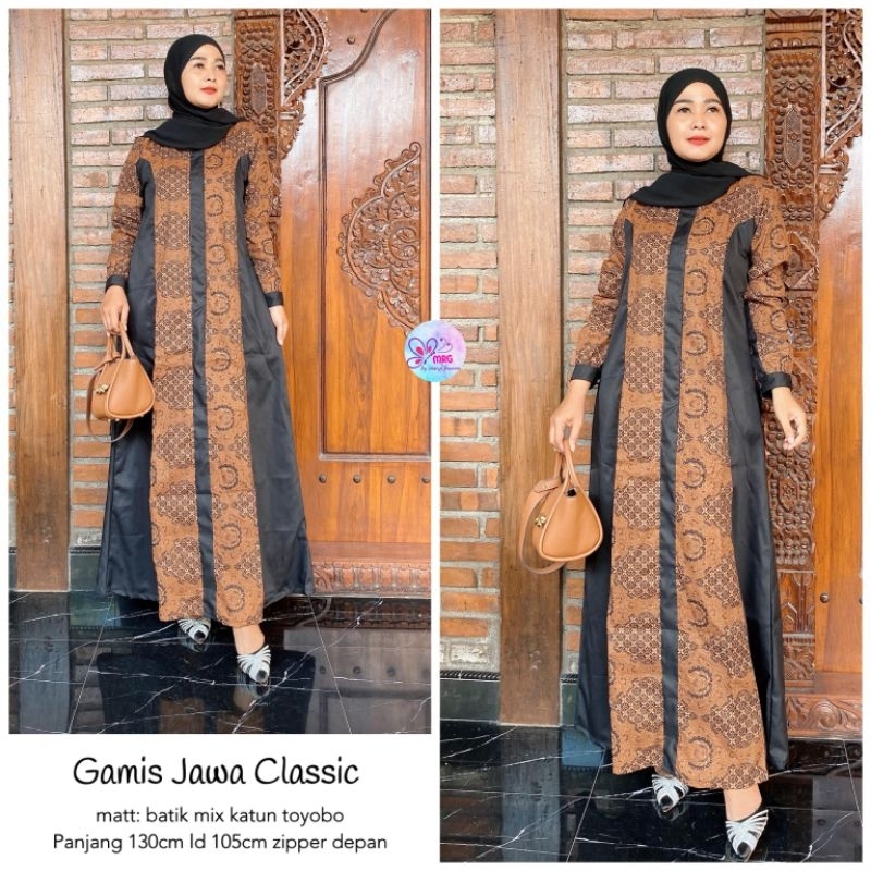 gamis batik/baju wanita/gamis wanita katun