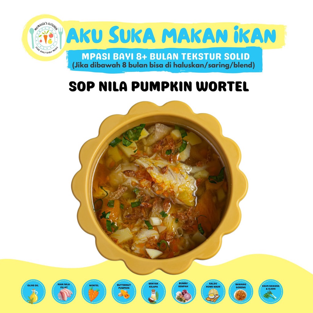 

COD SOP NILA KABOCHA WORTEL CATERING MAKANAN BAYI MPASI FROZEN BEKUPENAMBAH BERAT BADAN ANAK