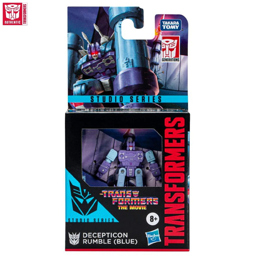 TRANSFORMERS Studio Series 86 Transformers 1986 The Movie Core Decepticon Rumble(Blue) Figure TFOF31