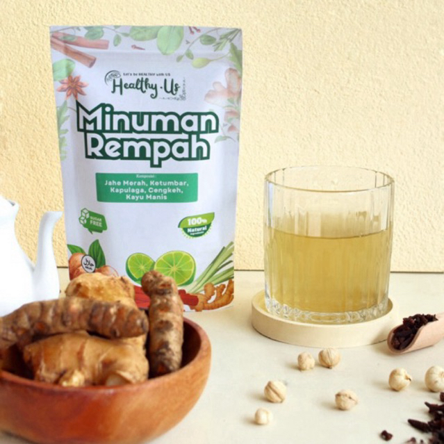 

Healthy.us Minuman Rempah Celup Jahe Merah, Ketumbar, Kapulaga, Kayu Manis, Cengkeh