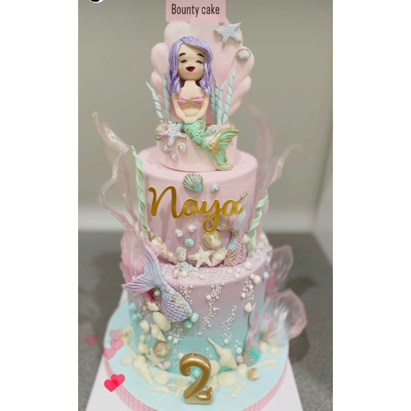 

Mermaid bday cake